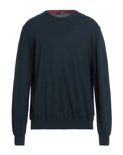 Harmont & Blaine Man Sweater Navy Size 3xl Cotton
