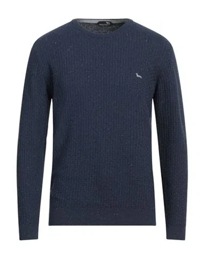 Harmont & Blaine Man Sweater Navy Size L Cotton, Polyamide, Polyester