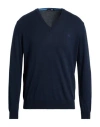 Harmont & Blaine Man Sweater Navy Size Xxl Cotton In Blue