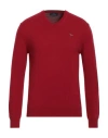 Harmont & Blaine Man Sweater Red Size M Polyamide, Wool, Viscose, Cashmere