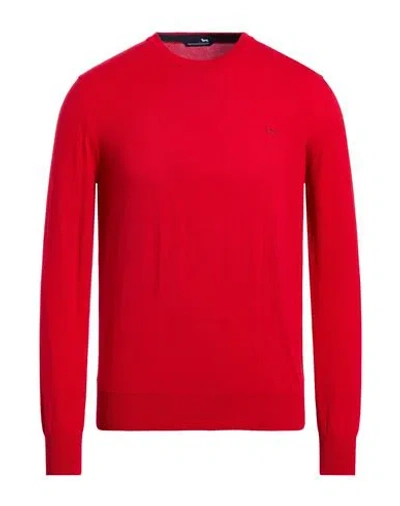 Harmont & Blaine Man Sweater Red Size L Cotton