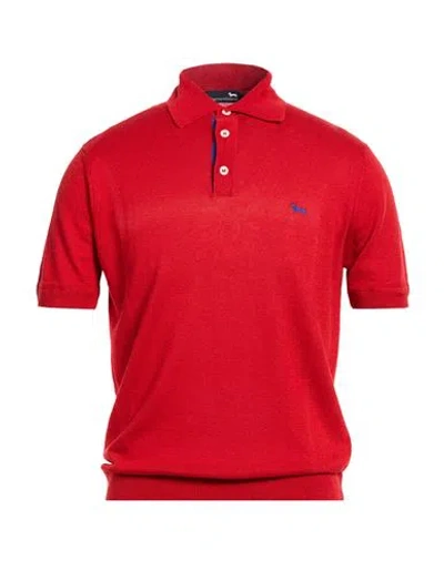Harmont & Blaine Man Sweater Red Size M Polyamide