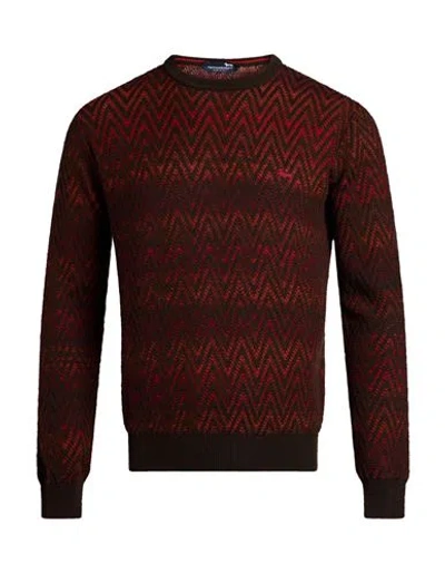 Harmont & Blaine Man Sweater Red Size S Acrylic, Wool, Alpaca Wool
