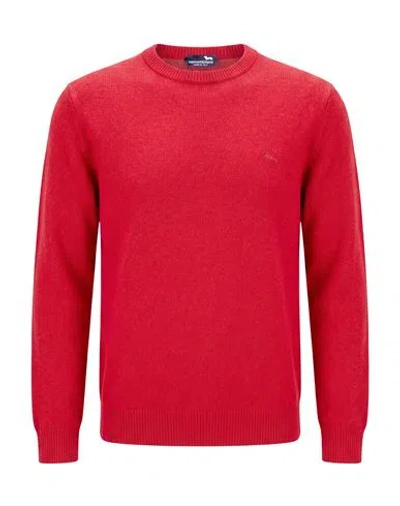 Harmont & Blaine Man Sweater Red Size Xxl Wool, Polyamide, Viscose, Cashmere