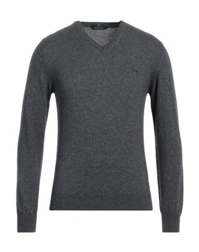 Harmont & Blaine Man Sweater Steel Grey Size S Wool, Viscose, Polyamide, Cashmere