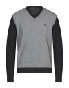 Harmont & Blaine Man Sweater Charcoal Size S Wool, Viscose, Polyamide, Cashmere, Cotton In Grey