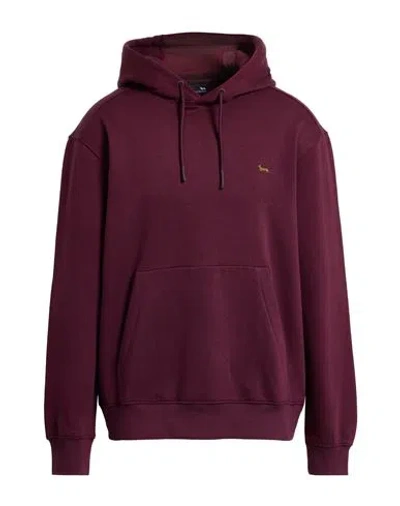 Harmont & Blaine Man Sweatshirt Burgundy Size L Cotton, Polyester In Red