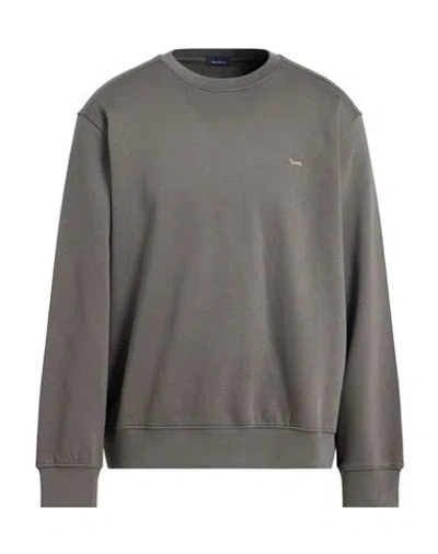 Harmont & Blaine Man Sweatshirt Grey Size L Cotton, Polyester In Gray