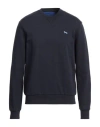 Harmont & Blaine Man Sweatshirt Midnight Blue Size Xxl Cotton