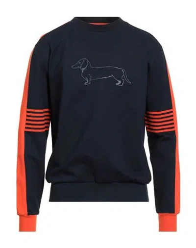 Harmont & Blaine Man Sweatshirt Midnight Blue Size Xxl Modal, Polyamide, Elastane