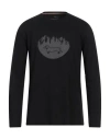 Harmont & Blaine Man T-shirt Black Size Xl Cotton In Black