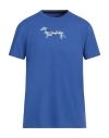 Harmont & Blaine Man T-shirt Blue Size L Cotton