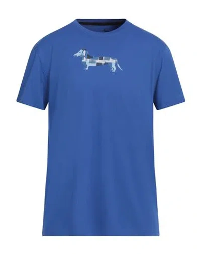 Harmont & Blaine Man T-shirt Blue Size L Cotton