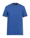 Harmont & Blaine Man T-shirt Blue Size L Cotton In Blue