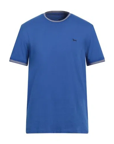 Harmont & Blaine Man T-shirt Blue Size L Cotton