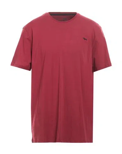 Harmont & Blaine Man T-shirt Burgundy Size 4xl Cotton In Red