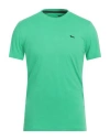 Harmont & Blaine Man T-shirt Green Size L Cotton