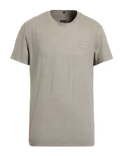 Harmont & Blaine Man T-shirt Grey Size L Cotton In Gray