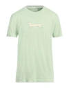 Harmont & Blaine Man T-shirt Light Green Size L Cotton
