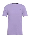 Harmont & Blaine Man T-shirt Lilac Size Xxl Cotton In Purple