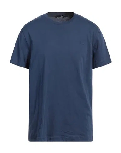 Harmont & Blaine Man T-shirt Navy Size L Cotton