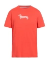 Harmont & Blaine Man T-shirt Orange Size L Cotton