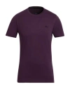 Harmont & Blaine Man T-shirt Plum Size S Cotton In Purple