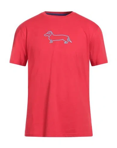 Harmont & Blaine Man T-shirt Red Size Xl Cotton