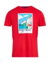Harmont & Blaine Man T-shirt Red Size Xl Cotton In Red