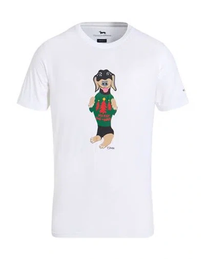 Harmont & Blaine Man T-shirt White Size 40 Cotton