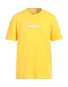Harmont & Blaine Man T-shirt Yellow Size L Cotton
