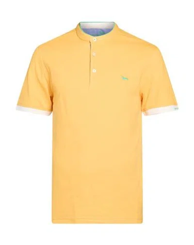 Harmont & Blaine Man T-shirt Marigold Size 3xl Cotton, Elastane In Multi
