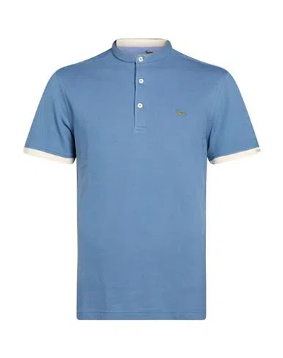 Harmont & Blaine Man T-shirt Slate Blue Size M Cotton, Elastane