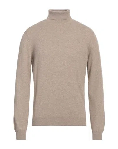 Harmont & Blaine Man Turtleneck Beige Size Xl Cashmere In Neutral