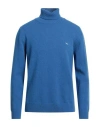 Harmont & Blaine Man Turtleneck Blue Size Xxl Wool