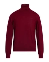 Harmont & Blaine Man Turtleneck Burgundy Size S Wool In Burgundy