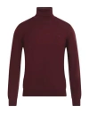 Harmont & Blaine Man Turtleneck Burgundy Size S Wool In Red