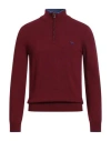 Harmont & Blaine Man Turtleneck Burgundy Size S Wool, Viscose, Polyamide, Cashmere In Red