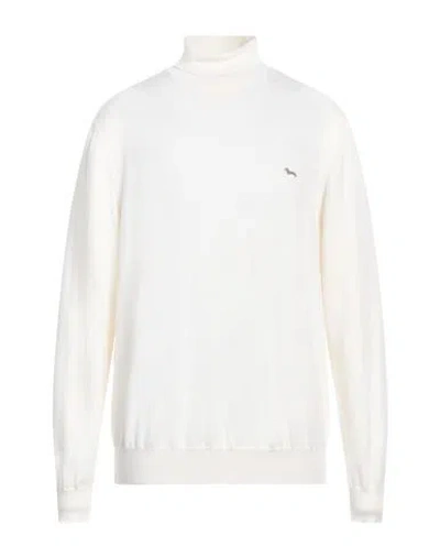 Harmont & Blaine Man Turtleneck Cream Size 3xl Wool In White