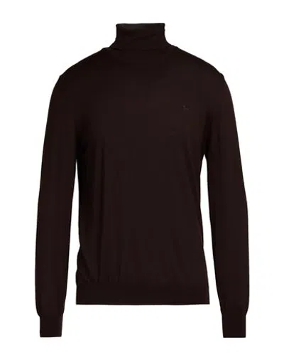 Harmont & Blaine Man Turtleneck Dark Brown Size 4xl Wool