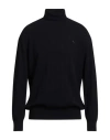 Harmont & Blaine Man Turtleneck Midnight Blue Size 3xl Cotton, Polyamide, Viscose, Wool In Black