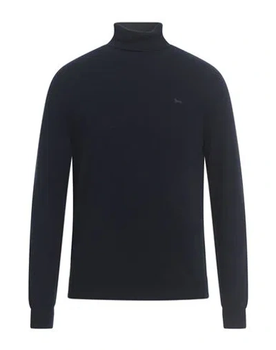 Harmont & Blaine Man Turtleneck Midnight Blue Size Xxl Cashmere