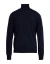 Harmont & Blaine Man Turtleneck Navy Size Xl Wool In Black