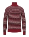 Harmont & Blaine Man Turtleneck Red Size 3xl Merino Wool, Viscose, Polyamide, Cashmere In Red
