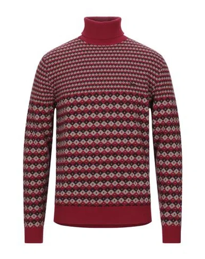 Harmont & Blaine Man Turtleneck Red Size 3xl Merino Wool, Viscose, Polyamide, Cashmere