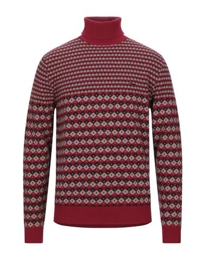 Harmont & Blaine Man Turtleneck Red Size Xxl Merino Wool, Viscose, Polyamide, Cashmere