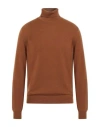 Harmont & Blaine Man Turtleneck Sky Blue Size L Cashmere In Brown