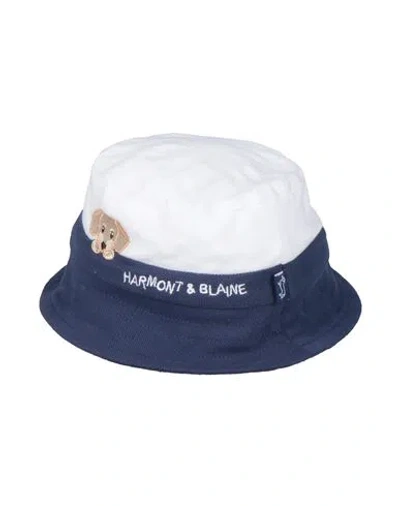 Harmont & Blaine Babies'  Newborn Boy Hat White Size 1 Cotton