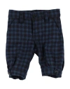 HARMONT & BLAINE HARMONT & BLAINE NEWBORN BOY PANTS NAVY BLUE SIZE 3 POLYESTER, VISCOSE, WOOL