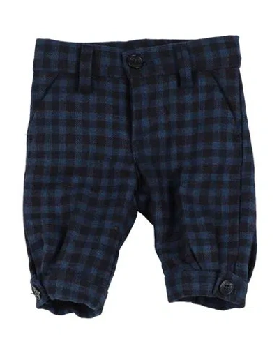 Harmont & Blaine Babies'  Newborn Boy Pants Navy Blue Size 3 Polyester, Viscose, Wool